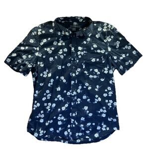 French Connection Men’s Large Navy Classic Button Up Shirt